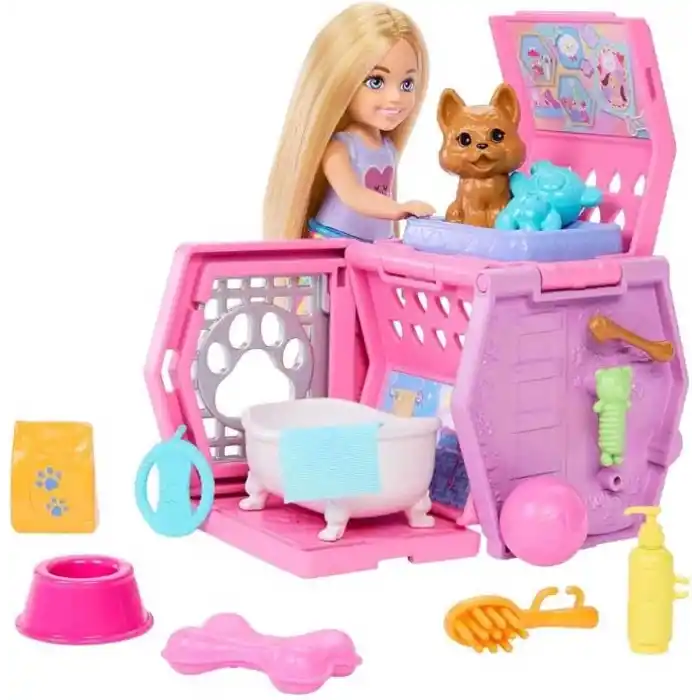 Barbie® Chelsea Köpekçiğin Taşıma Çantası Oyun Seti