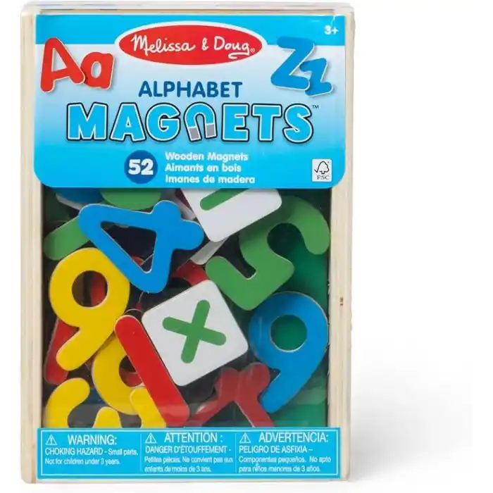 Melissa & Doug 10448 Ahşap Mıknatıslı Harfler