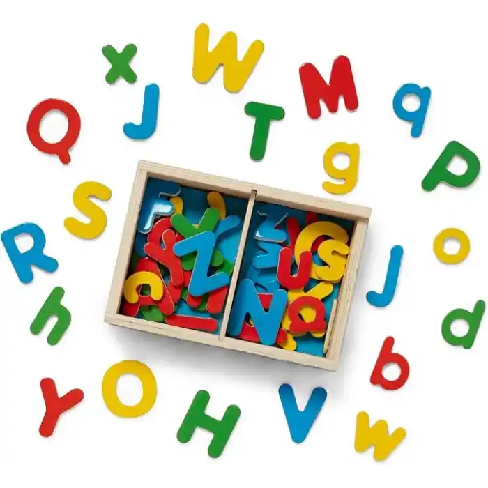 Melissa & Doug 10448 Ahşap Mıknatıslı Harfler