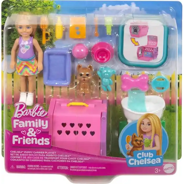 Barbie® Chelsea Köpekçiğin Taşıma Çantası Oyun Seti