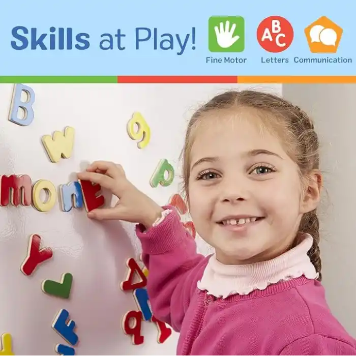 Melissa & Doug 10448 Ahşap Mıknatıslı Harfler