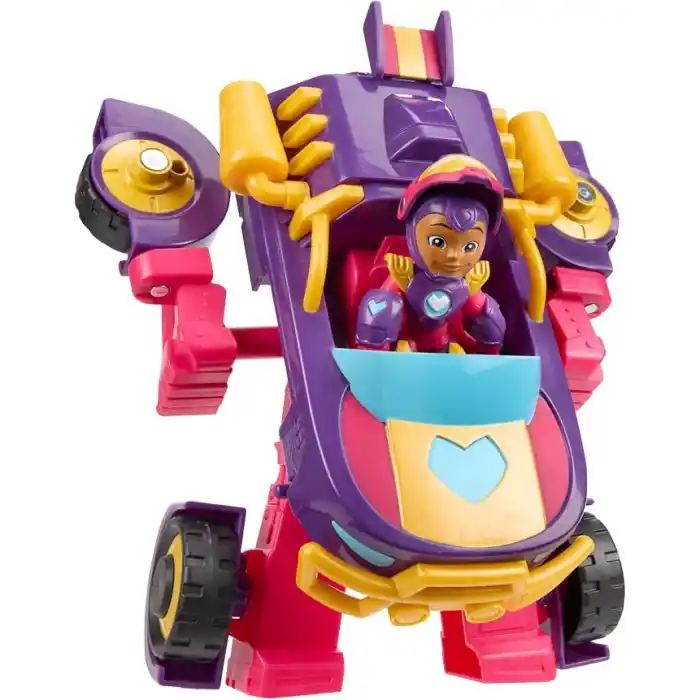Marvel Iron Man ve Muhteşem Arkadaşları Ironheart 2si 1 Arada Mekanik Zırh ve Araç, Aksiyon Figürü ve Oyuncak Araç Seti
