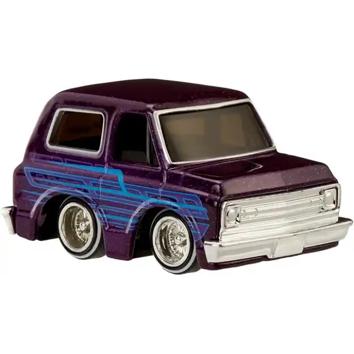 MGA Entertaintment CarTuned S3 1969 Chevy K5 Blazer - Mor Lowrider Araba