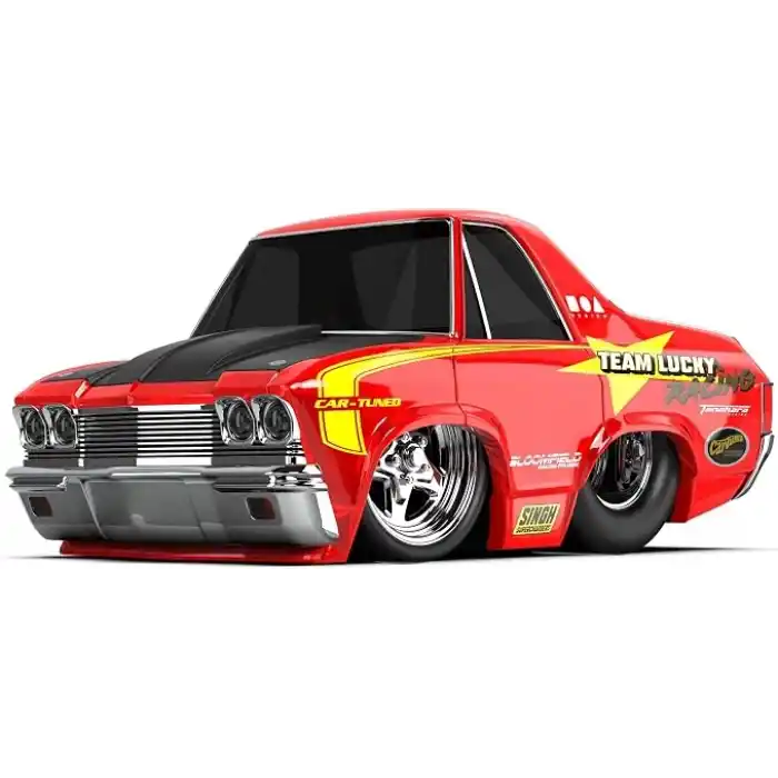 MGA Entertaintment CarTuned S2 1968 Chevy El Camino - Kırmızı Pro Street Araba