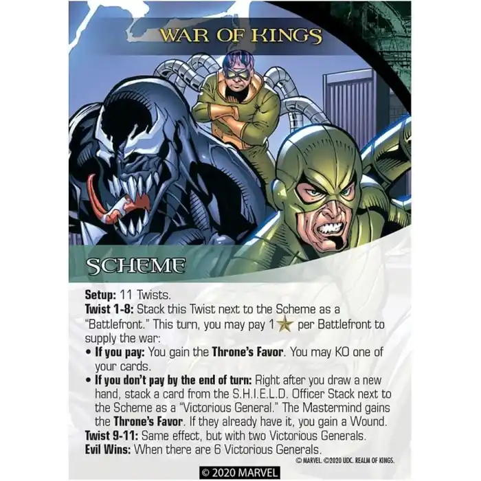 Upper Deck Entertainment UPD94684 Efsanevi: Kralların Diyarı Marvel Diğer Oyun, Çok Renkli