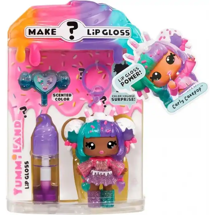 MGAE Yummiland Carly Cakepop Bebeği ve Dudak Parlatıcısı - Gizemli Renk Serisi