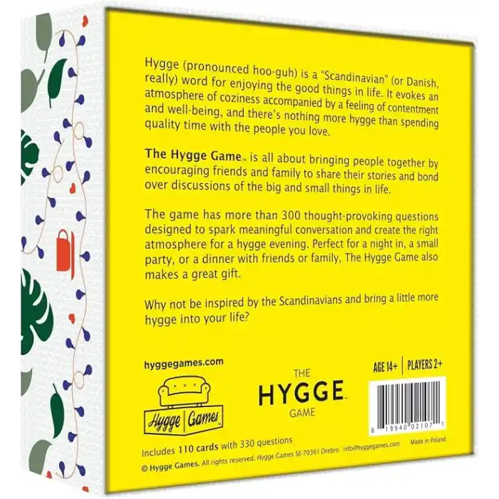Hygge Games Cozy Conversation in Pleasant Company Kart Oyunu, 14+ Yaş, Çok Renkli
