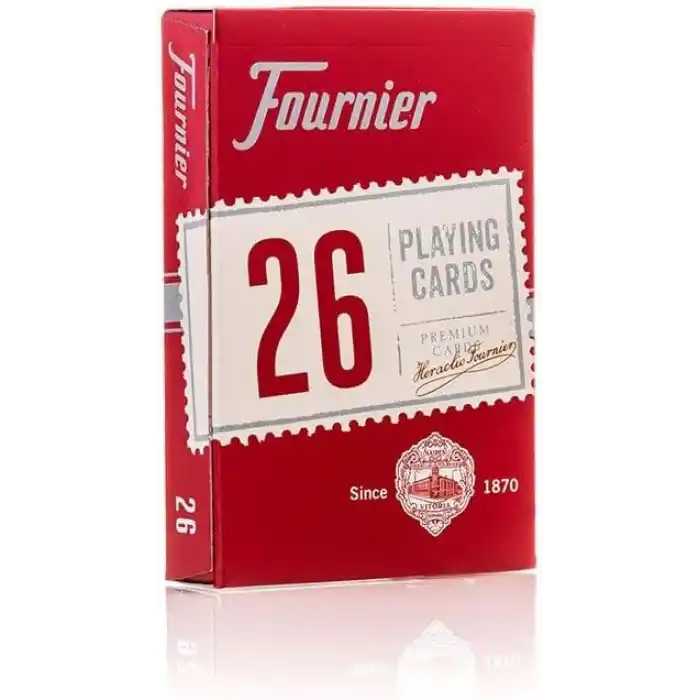 Fournier Bridge Oyun Kartları Nº 26, Standard Endeks, Kırmızı veya Mavi