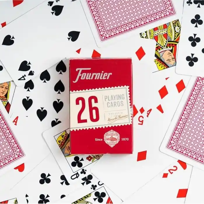 Fournier Bridge Oyun Kartları Nº 26, Standard Endeks, Kırmızı veya Mavi
