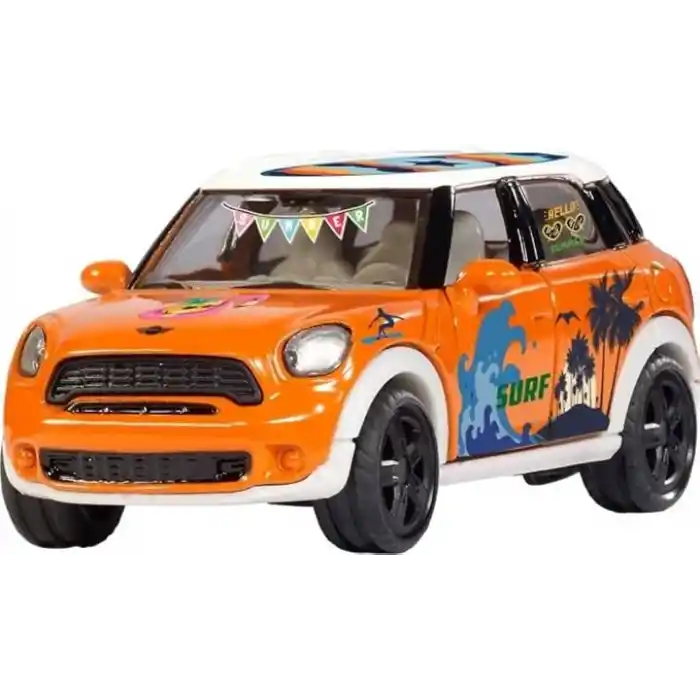 siku 6507, El İşi Seti Style my siku, MINI Countryman Summer, Oyuncak Araba, Metal/Plastik, Turuncu, Kişisel Tasarım için Çıkartma Kemeri Dahil, Açılabilir Kapılar