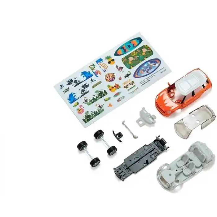 siku 6507, El İşi Seti Style my siku, MINI Countryman Summer, Oyuncak Araba, Metal/Plastik, Turuncu, Kişisel Tasarım için Çıkartma Kemeri Dahil, Açılabilir Kapılar