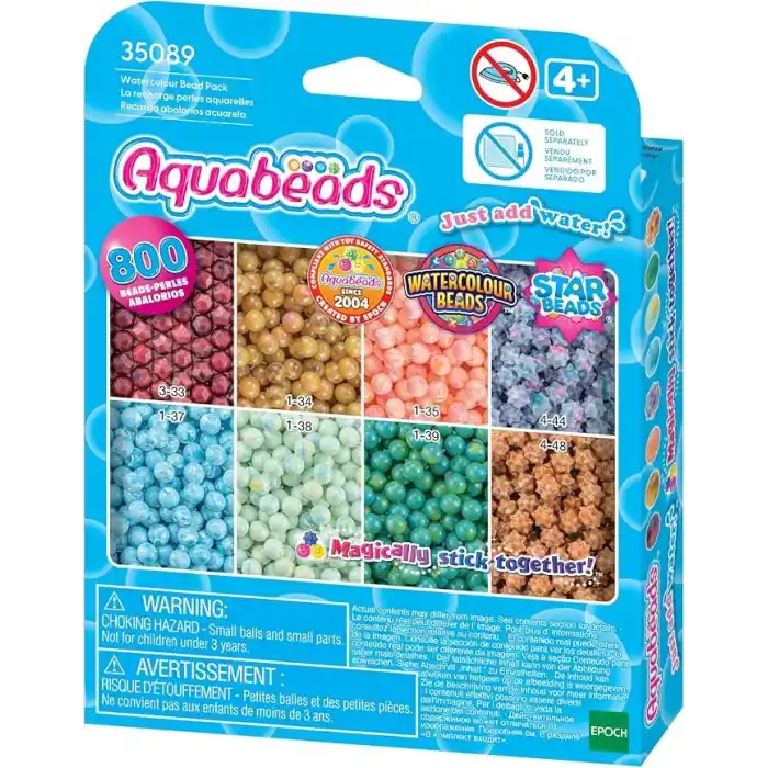 EPOCH, Aquabeads-Suluboya Renkleri Boncuk Paketi