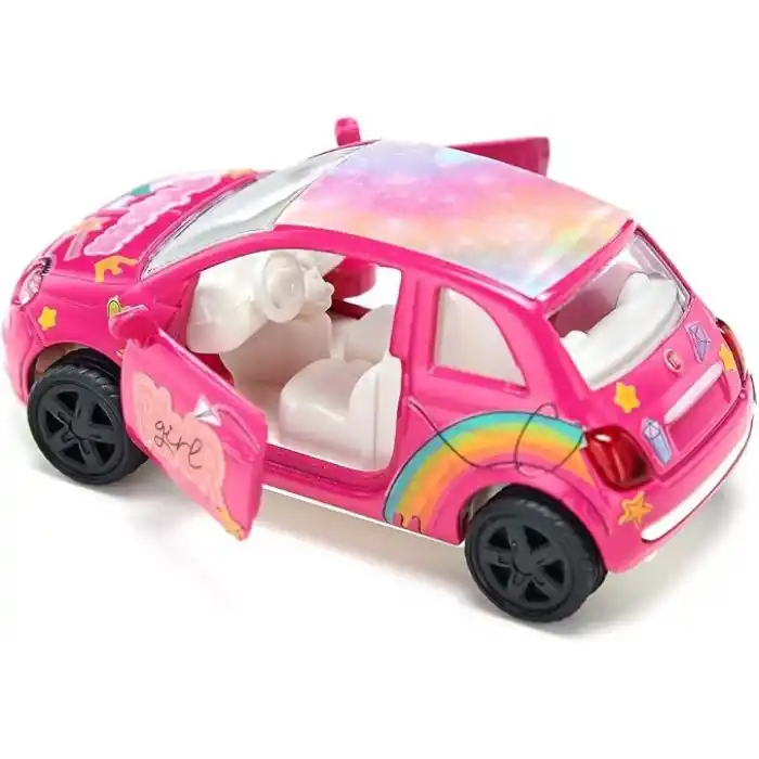 Siku 6503, zanaat seti, metal/plastik, pembe, oyuncak araba, özel tasarım için çıkartma levhalı