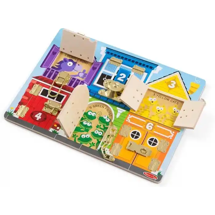 Melissa & Doug - Ahşap Çilingir Tahtası (13785)