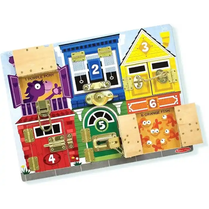 Melissa & Doug - Ahşap Çilingir Tahtası (13785)