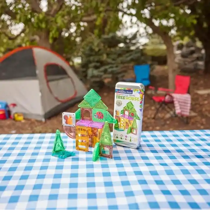 MAGNA-TILES - Travel Set - Ağaç Ev - 24 Parça