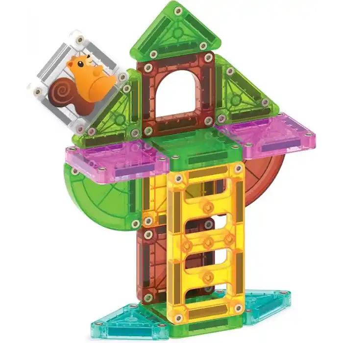 MAGNA-TILES - Travel Set - Ağaç Ev - 24 Parça