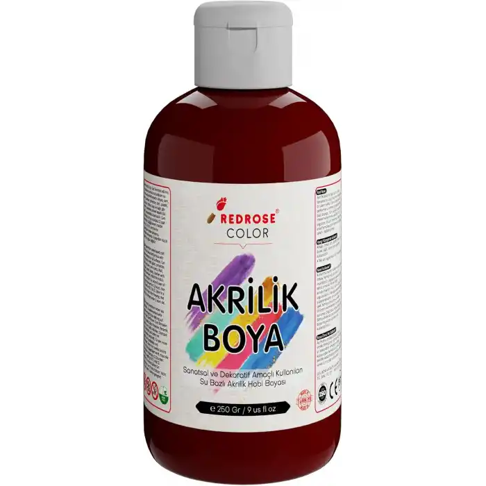 Red Rose Bordo Akrilik Boya 250 gr