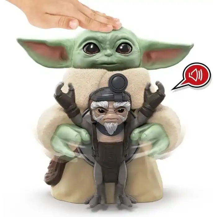 Star Wars Kucaklayan Grogu 16,5 cm Elektronik Aksiyon Figürü ve Anzellan, İnteraktif Oyuncaklar, 4 Yaş ve Üzeri Çocuklar İçin Star Wars: The Mandalorian ve Grogu Oyuncakları