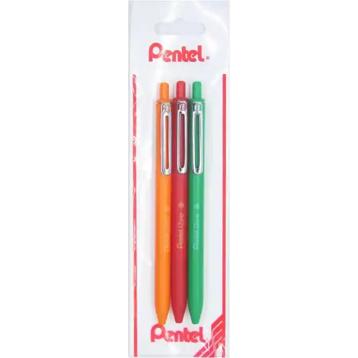 Pentel 0.7 mm Yağ Bazlı Mekanizmalı Roller Kalem - iZEE KIR-YEŞ-TUR