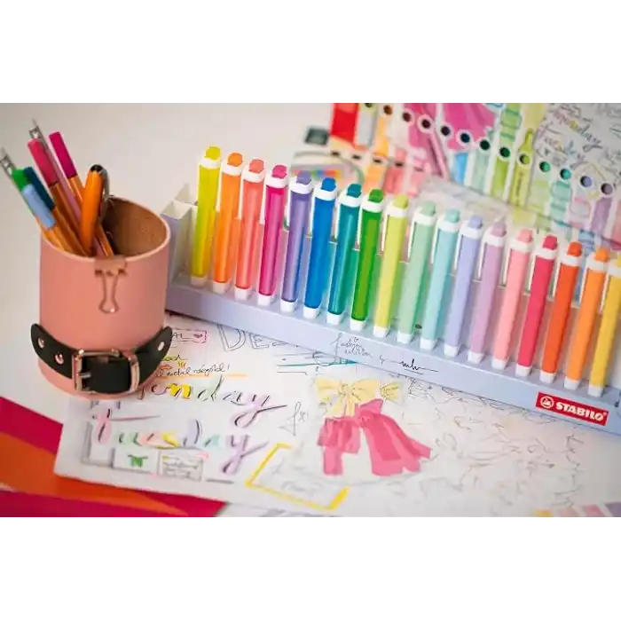 STABILO - İşaretleme Kalemi - swing cool - 8 Neon, 10 Pastel