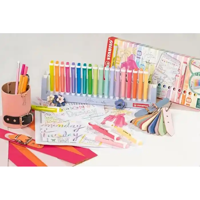 STABILO - İşaretleme Kalemi - swing cool - 8 Neon, 10 Pastel