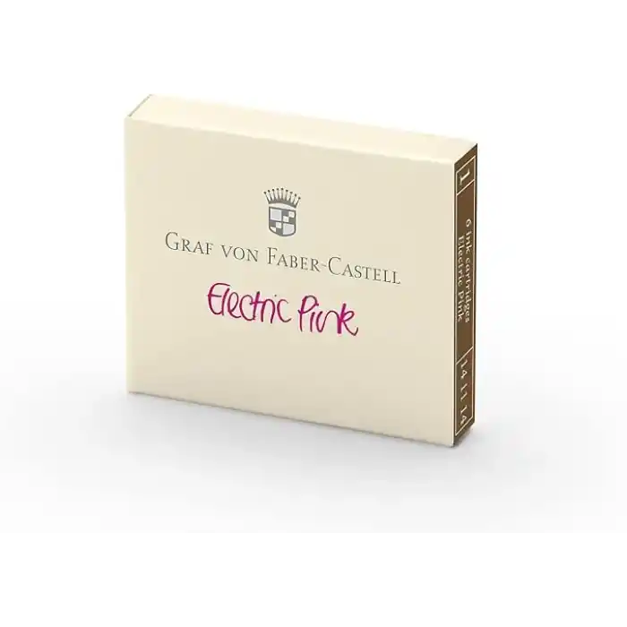 Graf von Faber-Castell Dolma Kalem Kartuşu 6lı Pembe