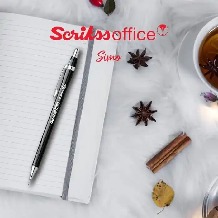 Scrikss Office Simo Mekanik Kurşun Kalem Siyah 0.5 Mm