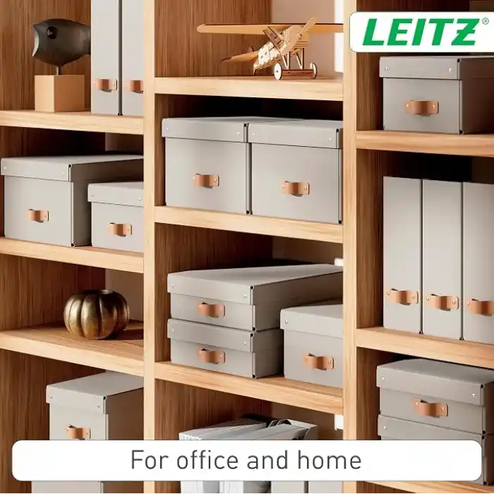 Leitz Puro Kutu Klasör 2’li Bej