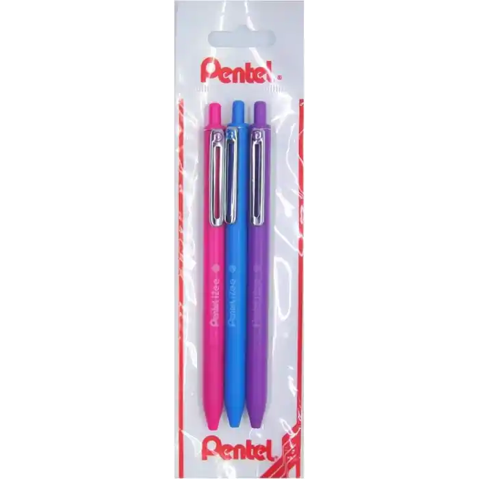 Pentel 0.7 mm Yağ Bazlı Mekanizmalı Roller Kalem - iZEE PEM-MAV-MOR