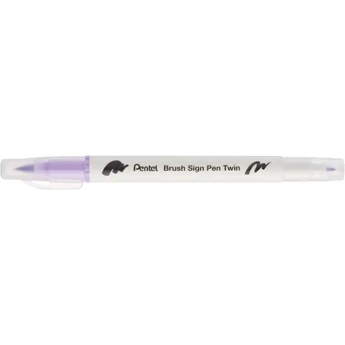 Pentel Brush Sing Pen Twin Çift Taraflı Fırça Uçlu Kalem