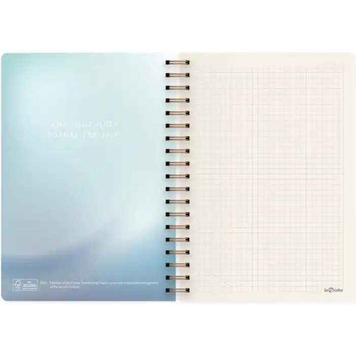 Le Color Marble Spiralli Defter Kareli Inspiration 17x24 cm