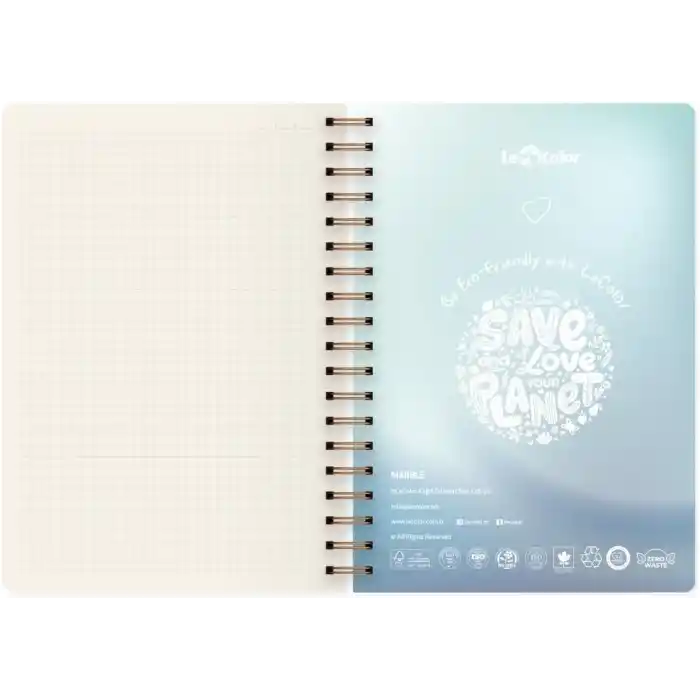 Le Color Marble Spiralli Defter Kareli Inspiration 17x24 cm