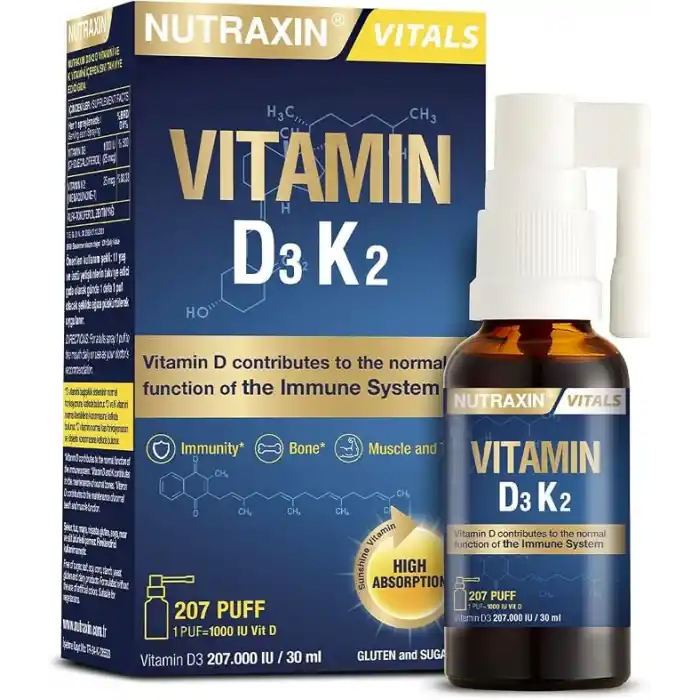 Nutraxin D3K2 Vitamin 30 ml