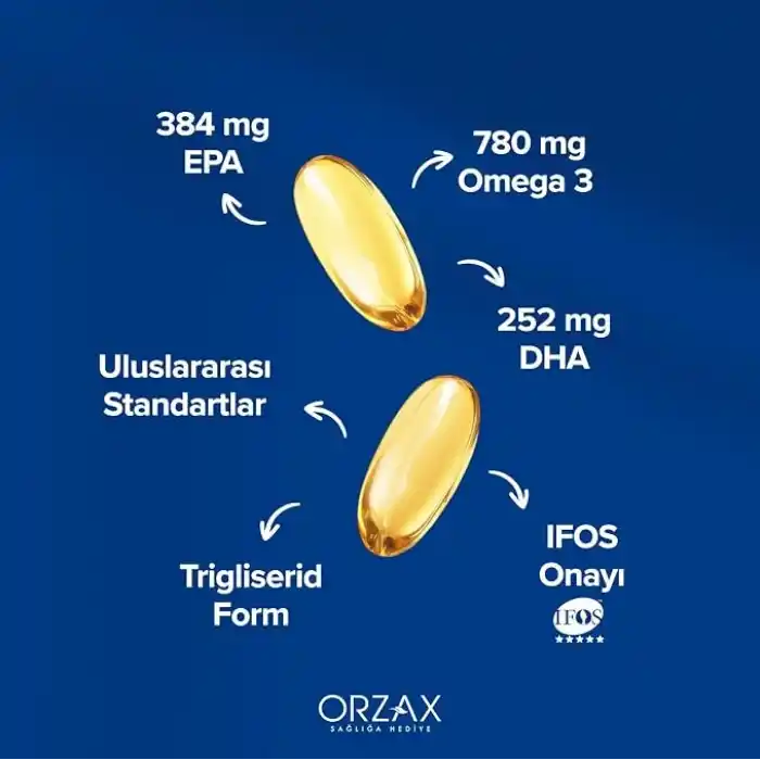Ocean Plus 1200 Mg Omega3 Balık Yağı 100 Kapsül