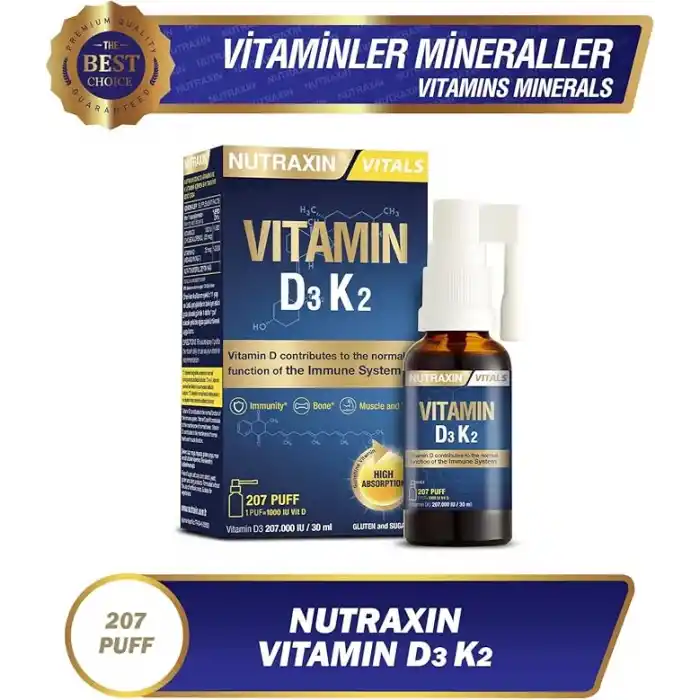 Nutraxin D3K2 Vitamin 30 ml