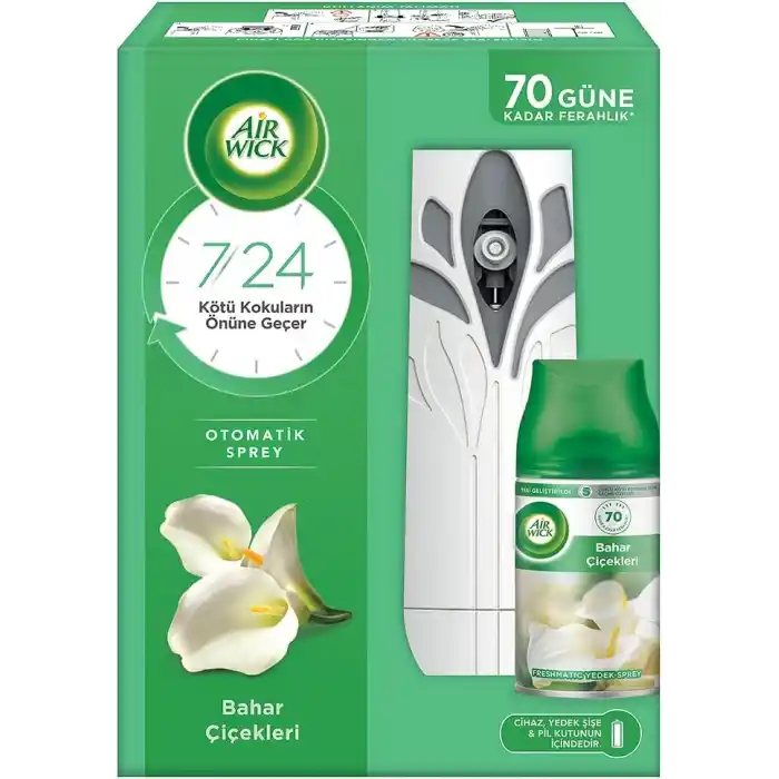 Air Wick Freshmatic Otomatik Sprey & Bahar Çiçekleri Yedek Sprey Oda Kokusu Kiti