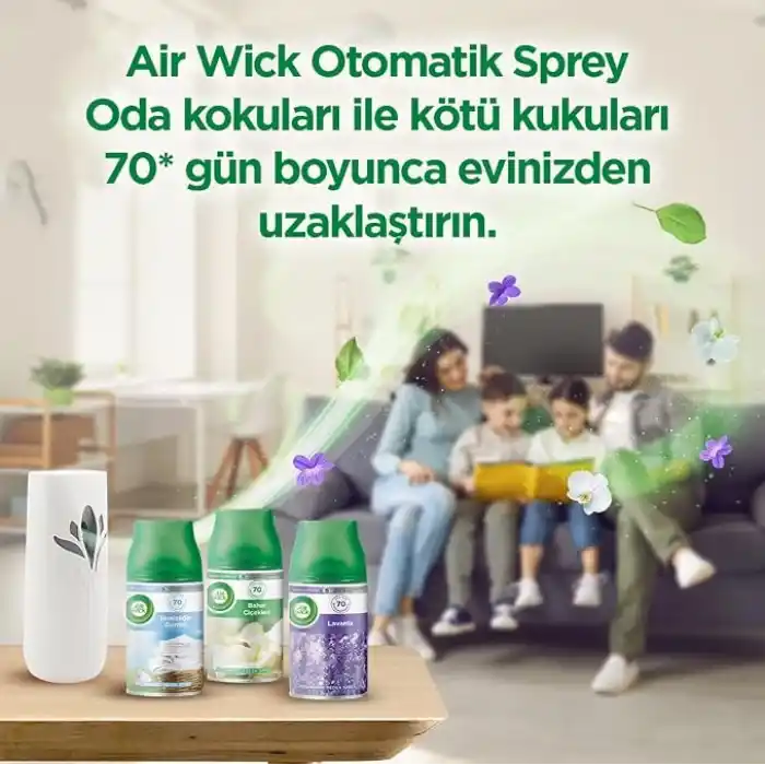 Air Wick Freshmatic Otomatik Sprey & Bahar Çiçekleri Yedek Sprey Oda Kokusu Kiti