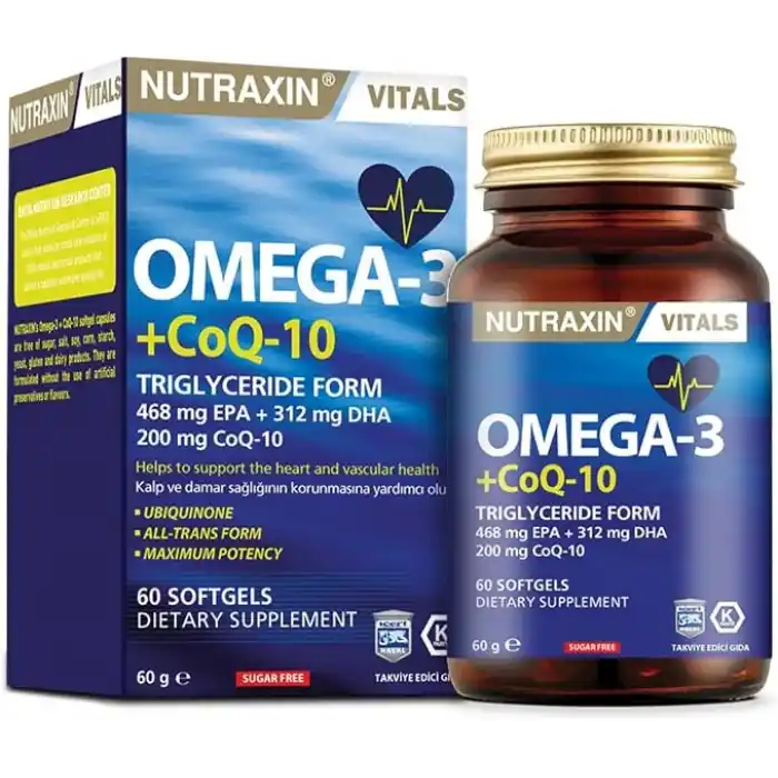 Nutraxin Omega 3 + CoQ-10 60 Soft Jel