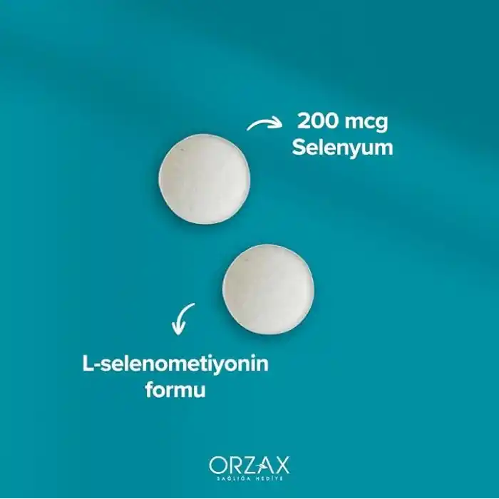 Ocean Selenyum 200 mcg L-Selenometiyonin içeren Takviye Edici Gıda (1 x 60 Tablet)