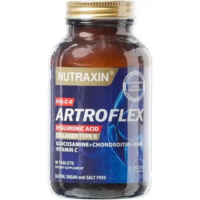 Nutraxin Artroflex HYA-C-II Hyaluronik Asit Glukozamin Kondrotin içeren Takviye Edici Gıda (1 x 90 Tablet)