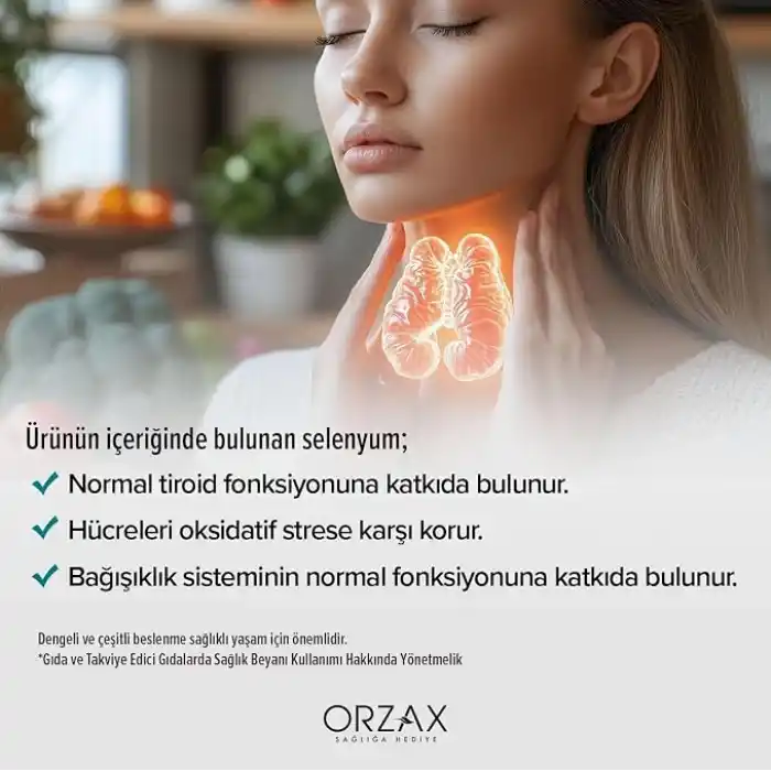 Ocean Selenyum 200 mcg L-Selenometiyonin içeren Takviye Edici Gıda (1 x 60 Tablet)