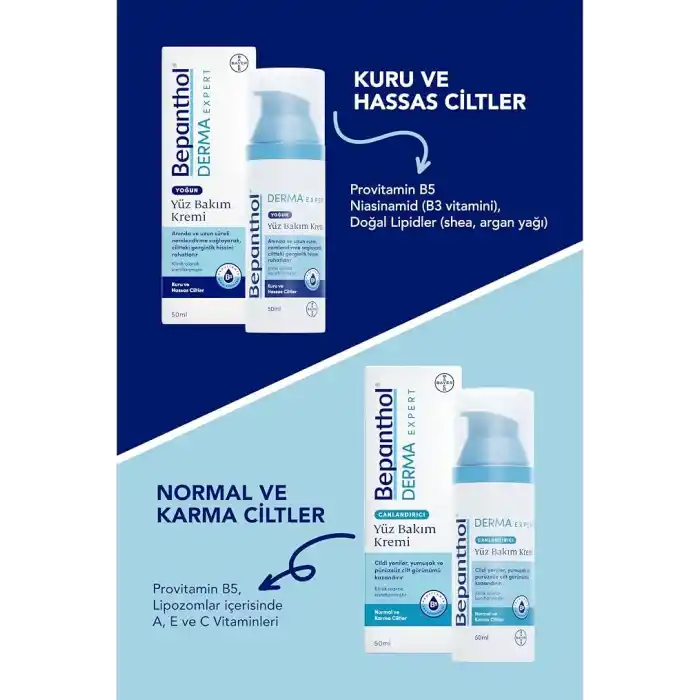 Bepanthol Derma Expert Yoğun Yüz Bakım Kremi 50 ml