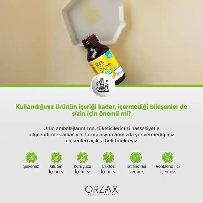 Ocean Vitamin D3 Damla 1000 IU 50ml
