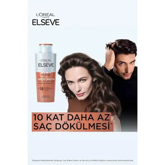 LOreal Paris ELSEVE Growth Booster Dökülme Karşıtı Saç Bakım Şampuanı 200ml