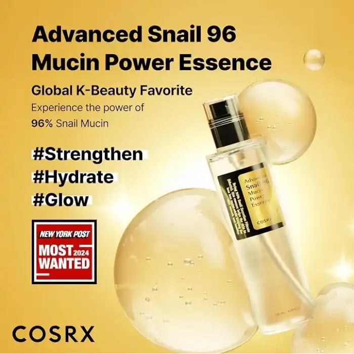 Cosrx Advanced Snail 96 Mucin Power Essence 100 ml Salyangoz Ekstreli Esans
