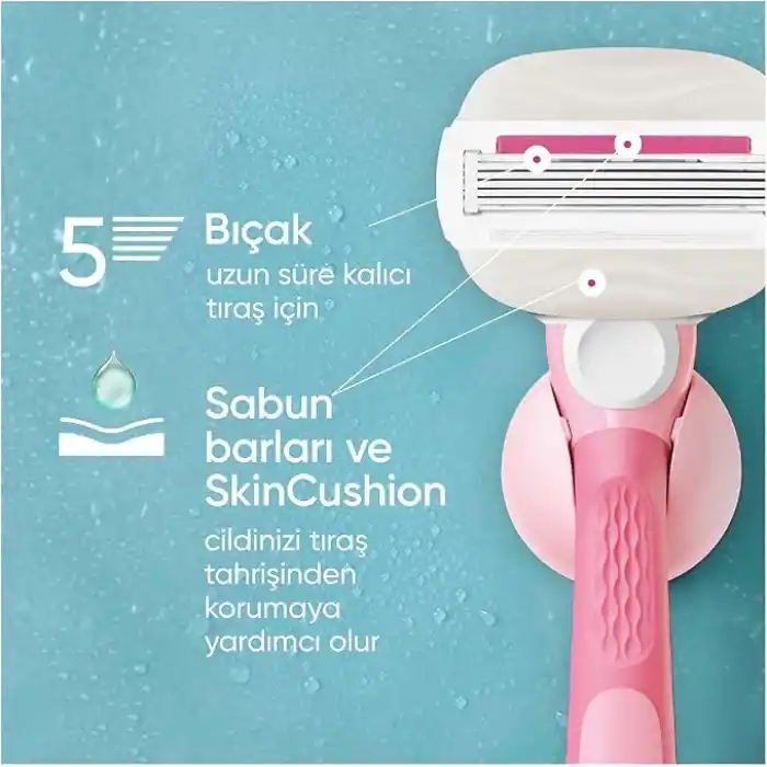 Gillette Venus ComfortGlide Sugarberry Kokulu Miami Kadın 3lü Yedek Bıçak