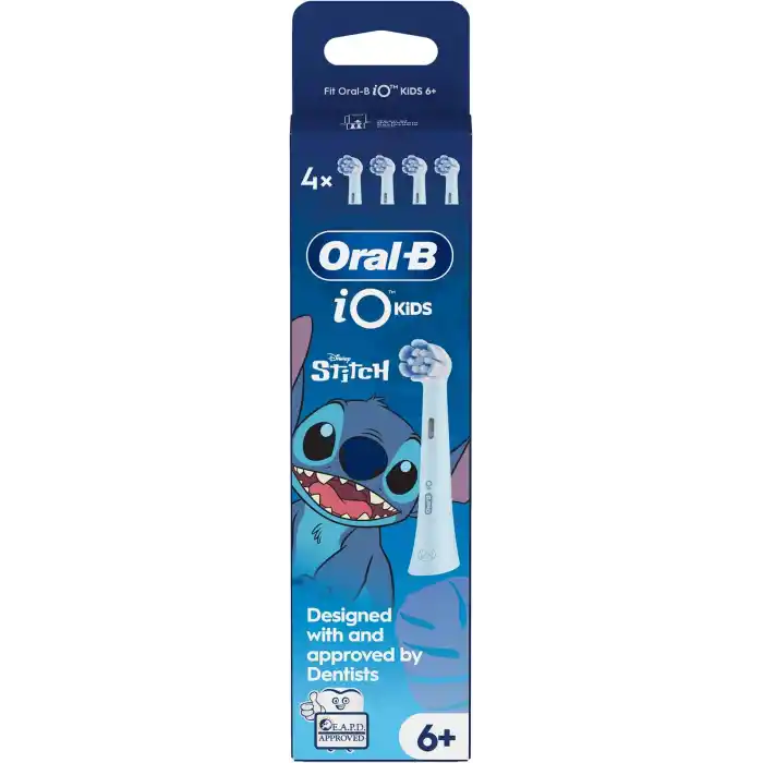 Oral-B iO Çocuk 6+ Stitch Diş Fırçası Yedek Başlığı 4 Adet