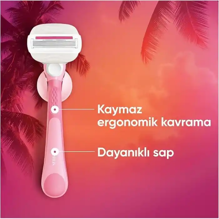 Gillette Venus ComfortGlide Sugarberry Kokulu Miami Kadın 3lü Yedek Bıçak