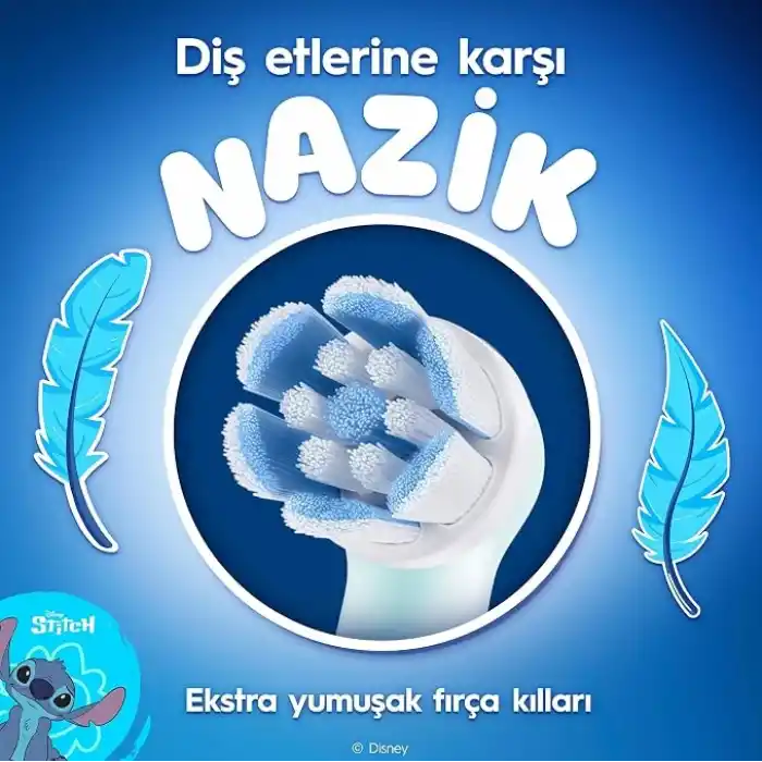 Oral-B iO Çocuk 6+ Stitch Diş Fırçası Yedek Başlığı 4 Adet